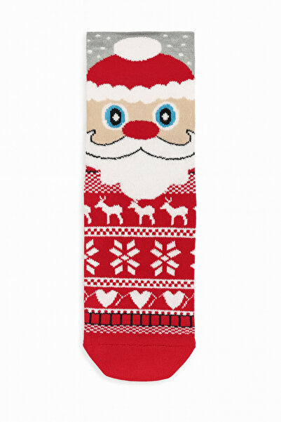MEKİK BUTİK Boxed 9/11 Year Old Christmas Socks - Gift Children's Socks - Gift Boxed Socks