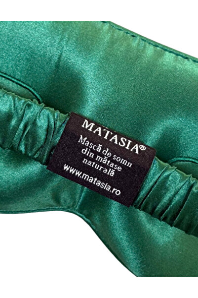 MATASIA 3D Mulberry Silk Sleep Mask 22 Momme – Emerald Green |