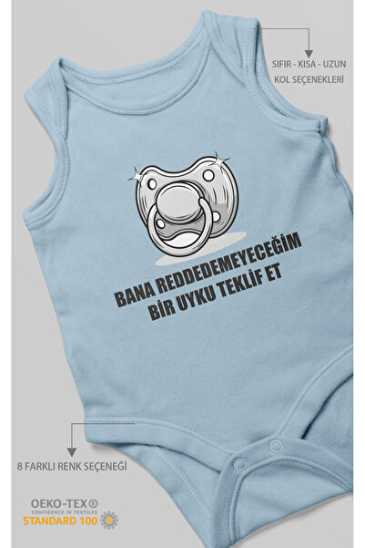 MorivoKids قدم لي نومًا لا يُضاهى مطبوع بدلة أطفال – بودي بأزرار كبس 8 ألوان ...