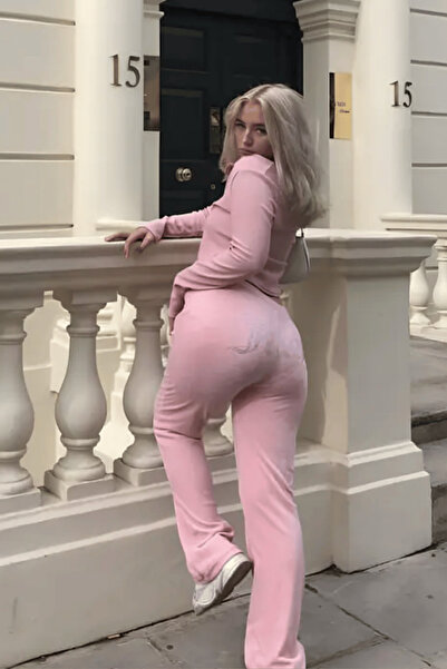 SEFUR Juicy Velvet Y2K Tracksuit Rhinestone Bottom Top 2 Piece Set