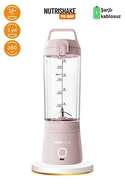TIGRECOOK Blender Kişisel Taşınabilir Kablosuz Mikser ve Smoothie Makinesi, Güçlü, Şarj Edilebilir