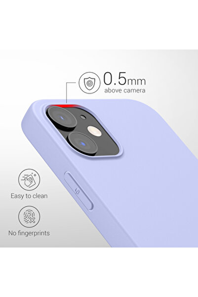 KWmobile Case for Apple iPhone 12 / iPhone 12 Pro, Silicone, Blue, 53938.139