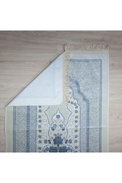 Reiashn Flower Lace Prayer Mat, Light Gray, 80*120cm