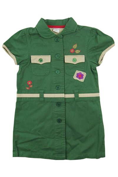 Primii Pasi Girls' dress, First Steps, S24377 green 2 years