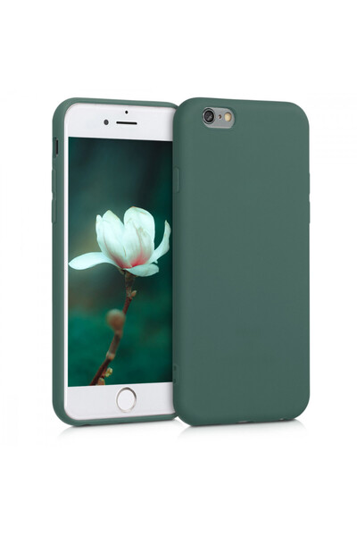 KWmobile Case for Apple iPhone 6 / iPhone 6s, Silicone, Green, 35176.171