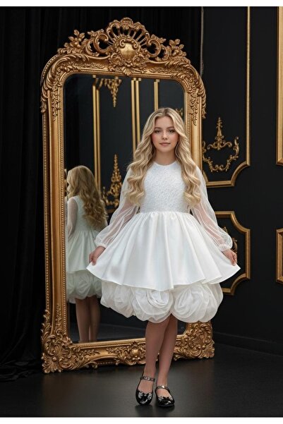 Kids Kız çocuk özelgün düğün yılbaşı abiyesi
