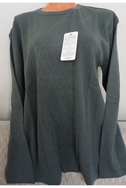 Anne Er Clothing Winter Knitwear Sweater Long Sleeve Crew Neck Grey