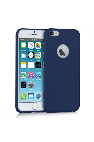 KWmobile Case for Apple iPhone 6 / iPhone 6s, Silicone, Blue, 33100.17