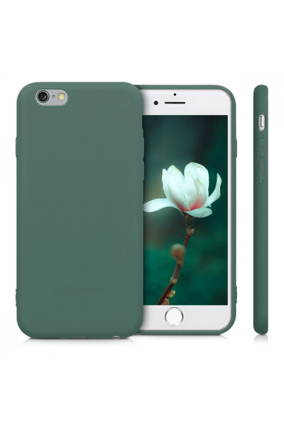 KWmobile Case for Apple iPhone 6 / iPhone 6s, Silicone, Green, 35176.171