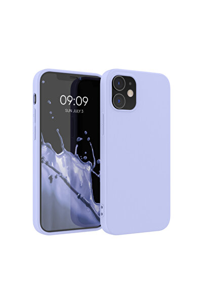 KWmobile Case for Apple iPhone 12 / iPhone 12 Pro, Silicone, Blue, 53938.139