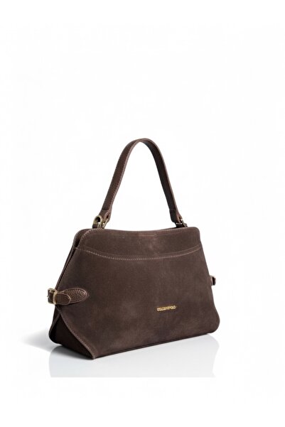 Crazy Genuine Suede Leather Front Panel Women's Shoulder & Hand Bag – Premium Designer Bag for Stylish Everyday Use