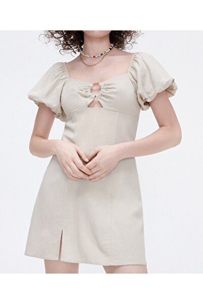 Cropp Short dress, Beige