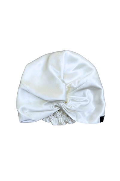 MATASIA Mulberry Silk Bonnet 22 Momme – Ivory | MATASIA®
