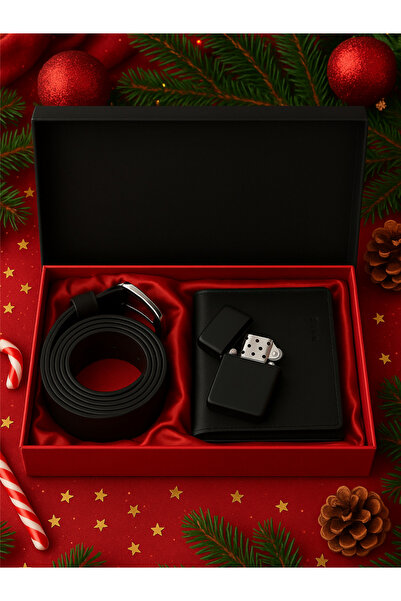 arpat time saat aksesuar ÖZEL GÜNLER İÇİN HEDİYELİK SET. CÜZDAN, KEMER, ÇAKMAK.