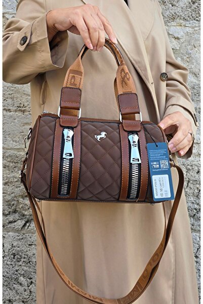 çantamgelsin Miami Polo Women's Cylinder Model Hand and Shoulder Bag