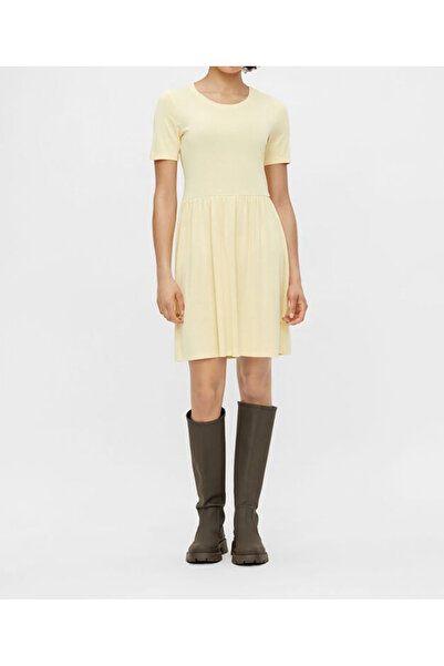 PIECES Short dress, Yellow