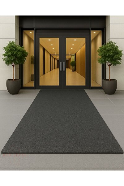 Red Level Curly Doormat 14mm Non-Slip Base Runner Door Mat Apartment Shop Entrance Carpet Ant 400X100