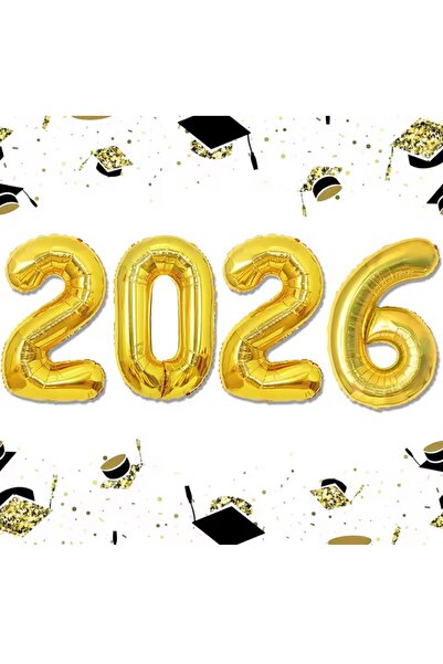 Öztürkpartievi بالون رقمي من الفويل 2026 مقاس 76 سم