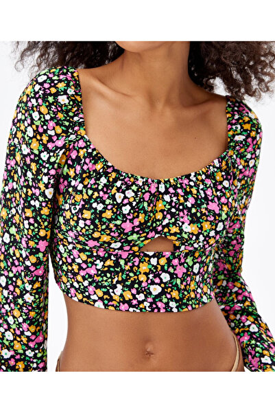 Evendi Top, Negru floral