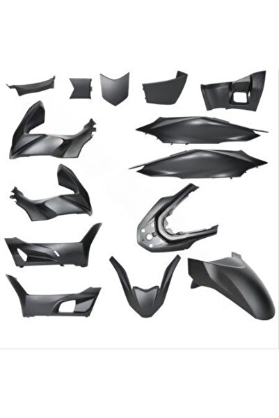 NCR HONDA PCX 125 KAPORTA SETİ MAT SİYAH 2021-2024