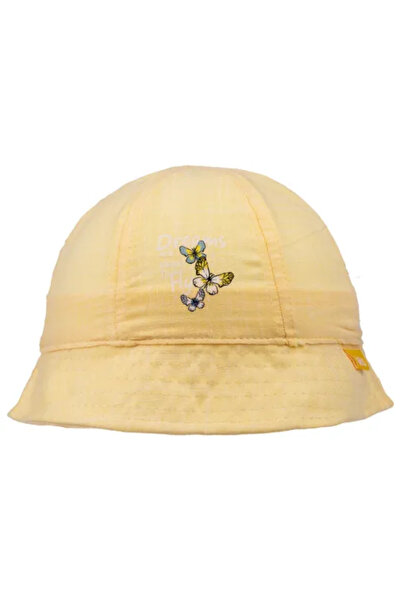 Kitti قبعة ماكسي للفتيات مطبوعة على شكل فراشة