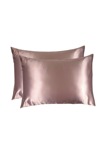 MATASIA Set of 2 Mulberry Silk Pillowcases 22 Momme – Powder Pink, 50×70 cm | MATASIA®