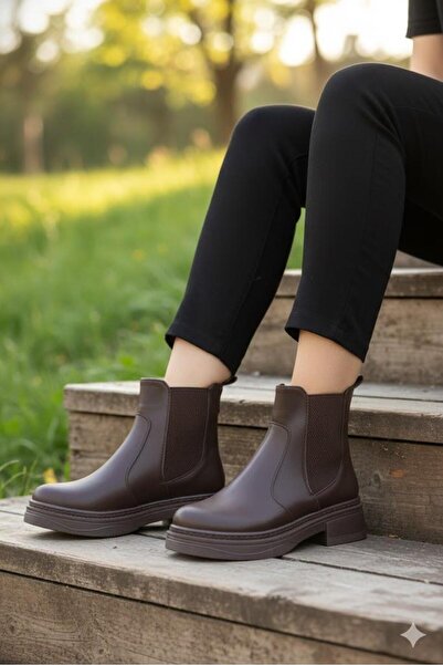 fort 813700 Cizme de damă cu căptușeală caldă, cu două părți elastice, cu tal...