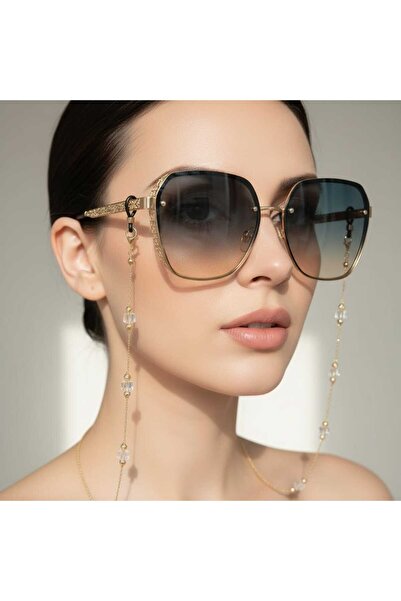 Ralp Moda Czech Crystal Eyeglass Chain