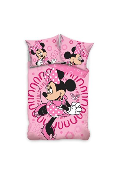 disney minnie Sightly Bedding Set, 140x200 cm, 100% Cotton, Complete, Multicolor
