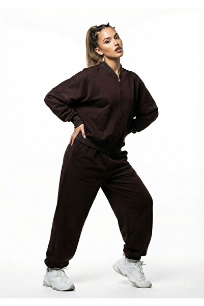 Ceylen Φούτερ Unisex Premium με φερμουάρ oversized College Collar