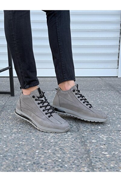 LİSANS SHOES 100% Leather Men's Comfortable Daily Winter Orthopedic Sports Shoes Boots New Season 40-44