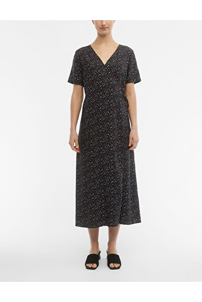 Evendi Long dress, Black floral