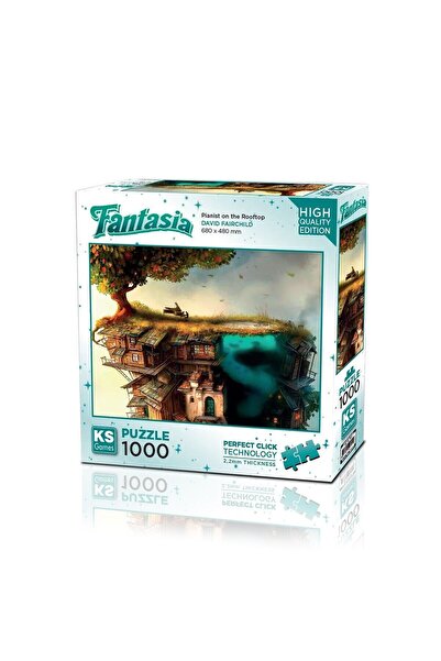 Ks Puzzle لغز ألعاب Ks للبالغين 1000 قطعة عازف البيانو على السطح 20777 KSGM