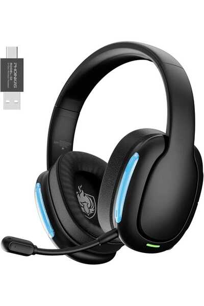 phoinikas 2.4GHz Wireless Gaming Headset for PC, PlayStation 4/PlayStation 5, and Nintendo