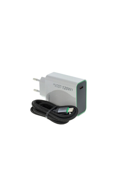 TRANYOO Super Fast Charge Type-C - Type-C 120W T-EU8 C mains charger