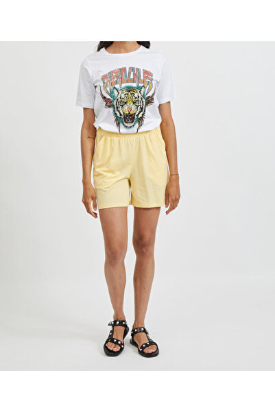 VILA Shorts, Yellow