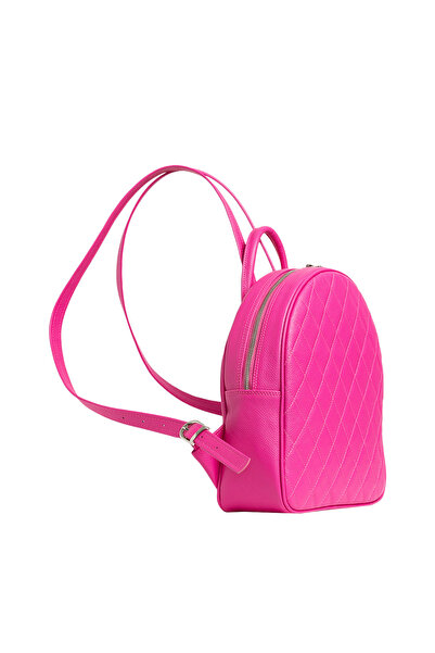 LAURA OLARU SMILING Backpack Quilted Pink