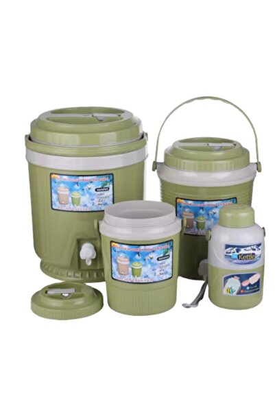 cc bin shihon Water containers, 4-piece water thermos set to suit all your needs: 11.5 liters, 5.7 liters, 2.2 liters, and 1 liter.