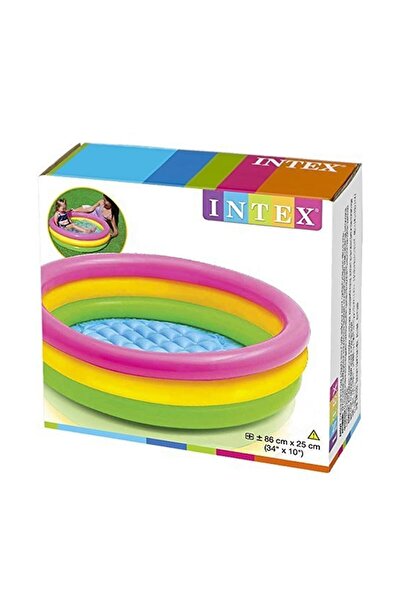 Intex Intex children's pool, 86 x 25 cm, 3 rings, multicolor