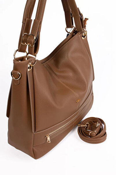 Tuğba Women's Shoulder Bag with Adjustable Strap and Multiple Compartments T4921