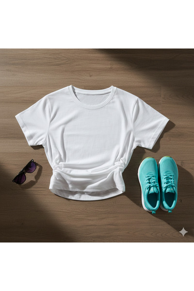 Advantage 30312 Crew Neck Women's T-Shirt-White