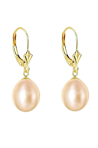 Kaskadda Cercei Perle Mari de 12/9 mm, Rare, Crem și Aur Galben 14K, Forma Lacrimă | KASKADDA®