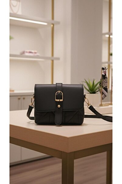 NOVARİKA Kadın Dikiş Detaylı Mini Boy Günlük Çapraz Omuz Çantası