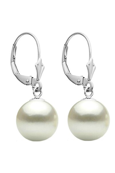 Kaskadda Cercei Perle Mari, Naturale 10 mm, Rotunde AAA, Aur Alb 14K (aur 585...