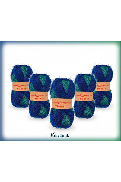 Lullaby Yarn Lullaby Fancy Yarn El Örgü ipliği 5'li paket Chesta-12 - 100/240...