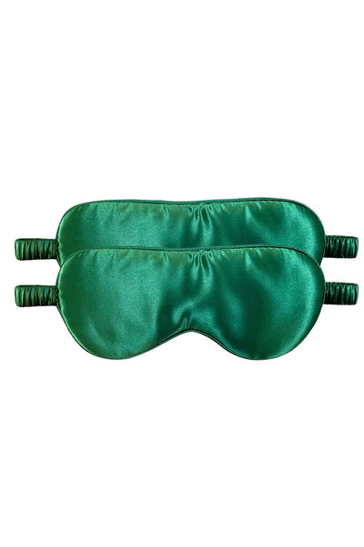 MATASIA Dream Duo – 22 Momme Silk Set, Emerald Green | MATASIA®