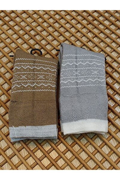 Rocks For Patterned Angora Bamboo 2-Piece Women's Socks