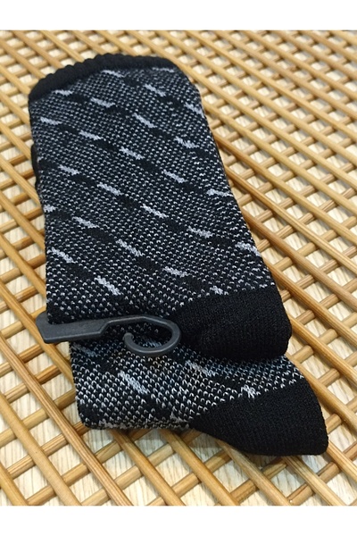 Rocks For Patterned Thick Viscose Elite Men's Socks, Pack of 2