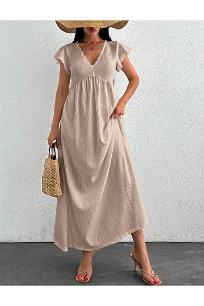 Evendi Long dress, Pale pink