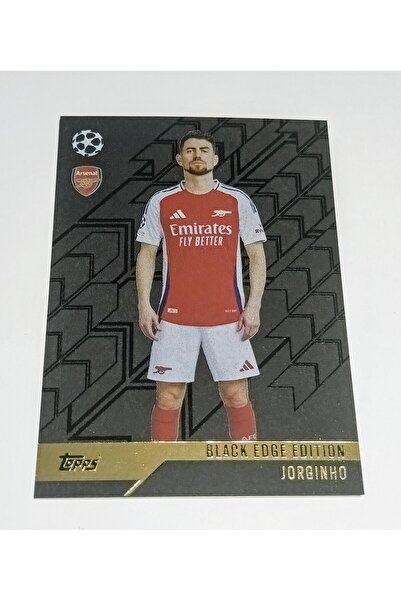 Topps مجموعة ماتش أتاكس جورجينهو أرسنال إصدار الحافة السوداء